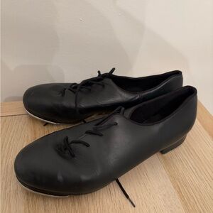 So Danca Torrin TA05 Adult Vegan Oxford Tap Shoes - Black Size 9.5 US